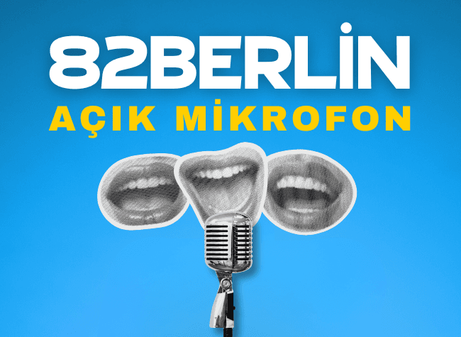 Berlin Türkçe Açık Mikrofon afişi, 03.11.2026